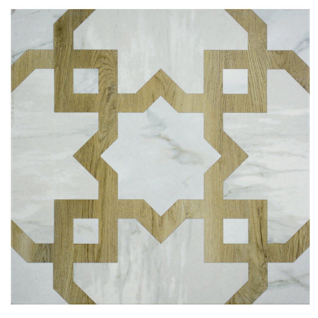 MEL Decor Marble & Wood 4-1P