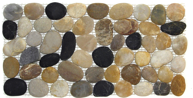 Rome Coloful Tumbled Pebble Mosaic Tile