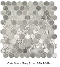 Grey Silver Mix Malla