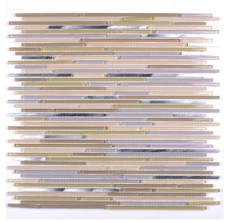 Metal Whiskers Beige Glass Mosaics (please call us for pricing)