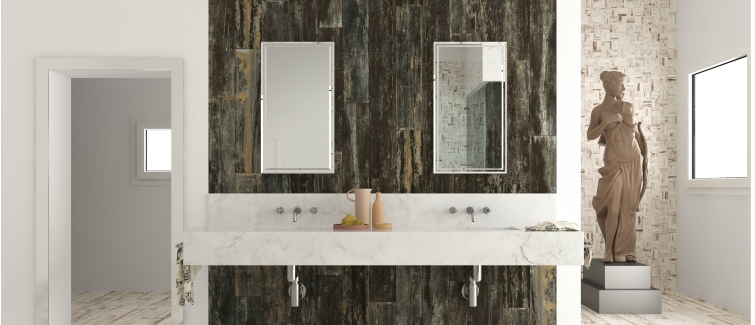 Cavalier Bianco Rectified Porcelain Tile 8.5x40 (please call us for pricing)