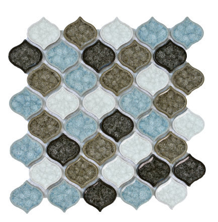Elysium Van Gogh Abby Glass and Marble Mosaics 11x11 (call us for special pricing)