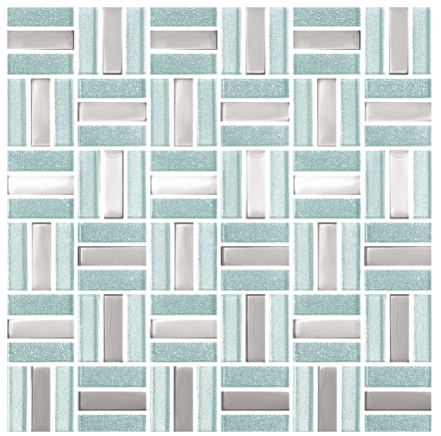 Elysium Tunis Glass and Metal Mosaics 12x12 (call us for special pricing)