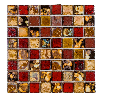 Elysium Tropical Flower Glass Mosaics 12x12 (call us for special pricing)