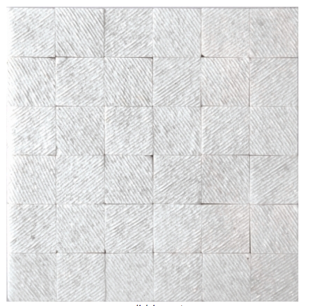 Elysium Textured Thassos Marble Mosaics 12x12 (call us for special pricing)