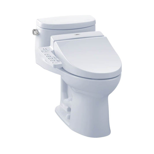 TOTO - MW6342034CEFG#01 - TOTO Connect+ Kit Supreme II One-Piece Elongated 1.28 GPF Toilet and Washlet C100 Bidet Seat, Cotton White - MW6342034CEFG#01 (CALL US FOR SPECIAL PRICING)