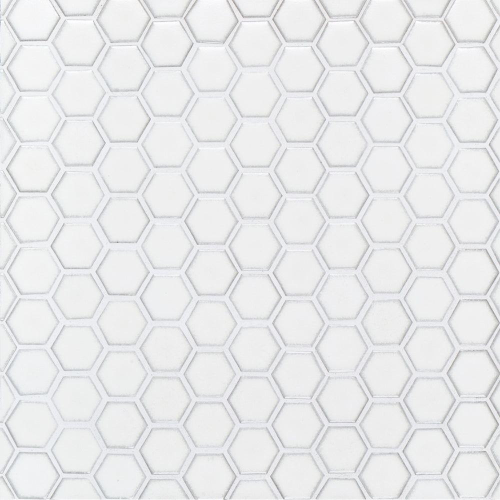 Jeffrey Court 1″ Hexagon 11.25″ x 11.25″ – Ivory (Call for special pricing)