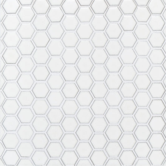 Jeffrey Court 1″ Hexagon 11.25″ x 11.25″ – Ivory (Call for special pricing)