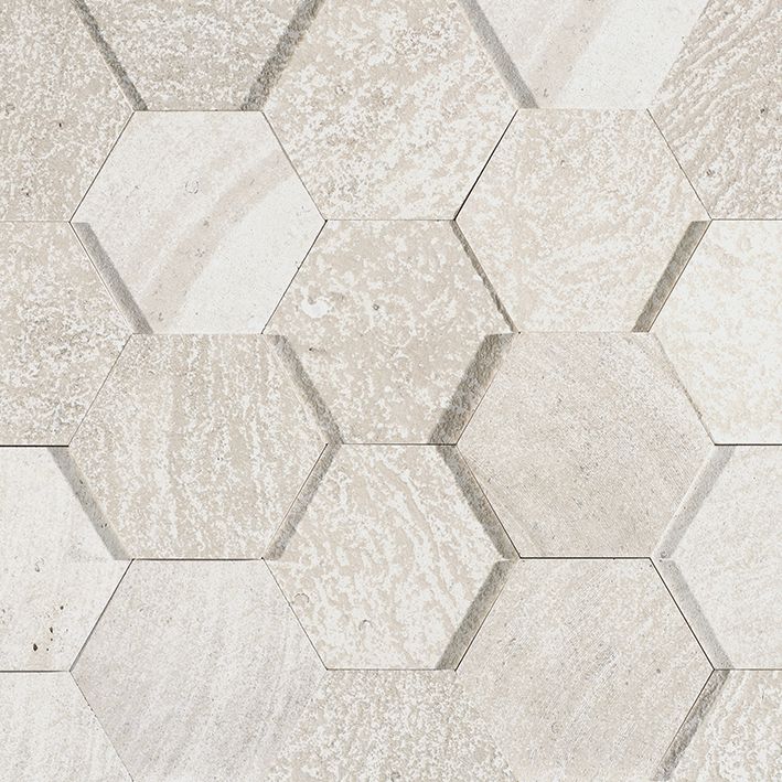 Porcelanosa Amsterdam 3D Hexagon Beige 7x7