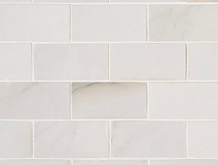 MSI Aria Bianco Subway Tile 2x4 polished