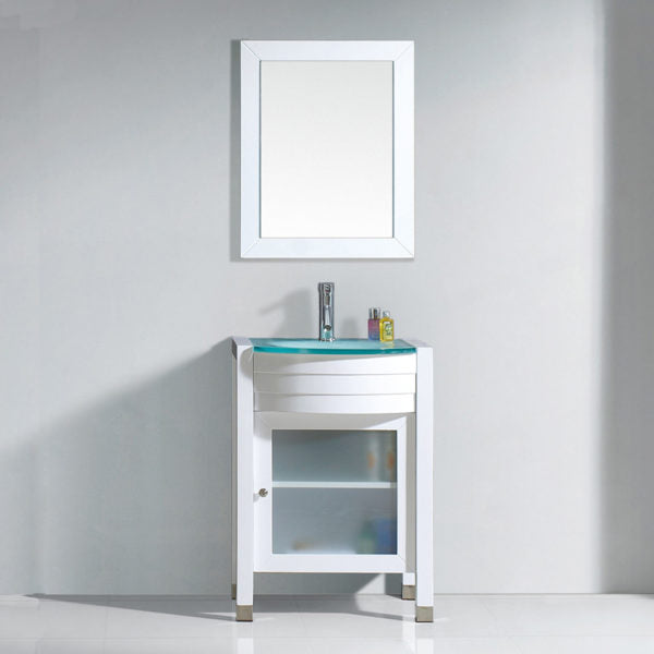 SognareAva Vanity White 24"Full Set (call us for currents promotions and discounts)