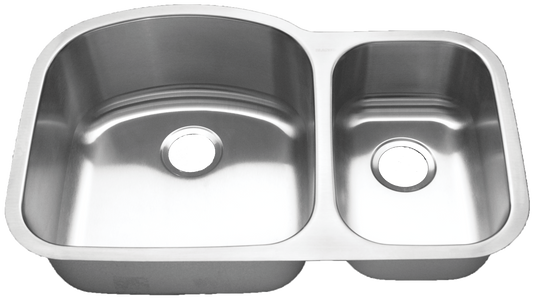Blanco Stainless Steel Double (70/30) Bowl Sink (31-3/4")