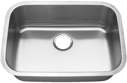 Stainless Steel Medium Single Bowl Sink (25")