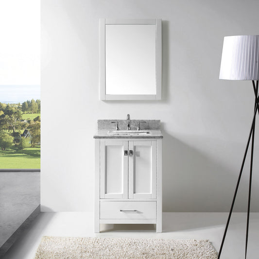 SognareCaroline Avenue 24" White Vanity (call us for currents promotions and discounts)