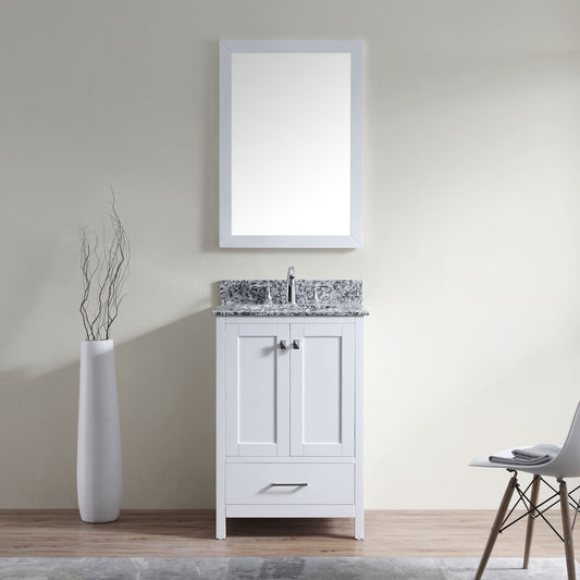 SognareCaroline Madison 24" White Vanity (call us for currents promotions and discounts)