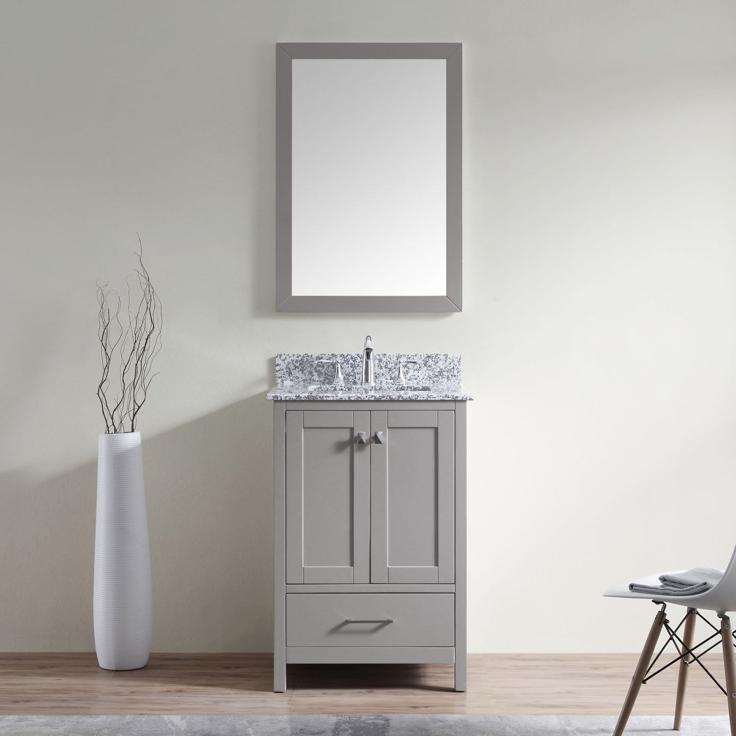 SognareCaroline Madison 24" Grey Vanity (call us for currents promotions and discounts)