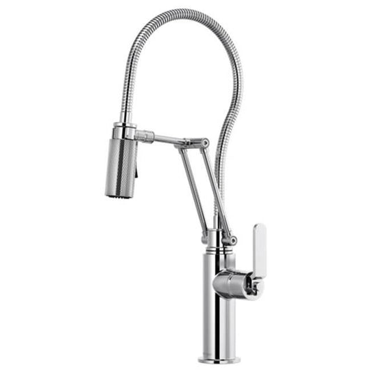 Brizo Articulating Faucet With Finished Hose Chrome