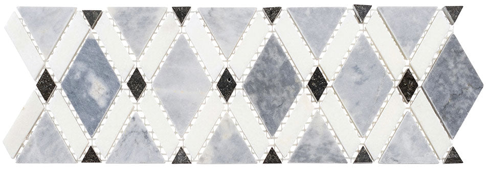 Diamond Listello Collection 4x12 