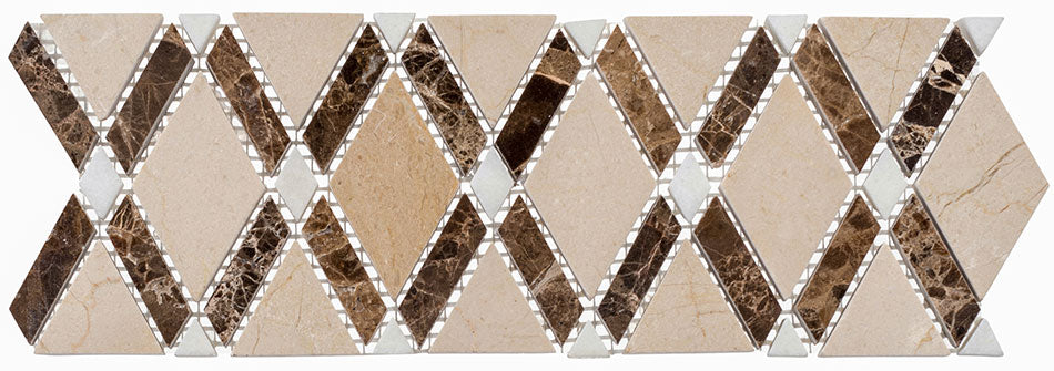 Diamond Listello Collection 4x12 