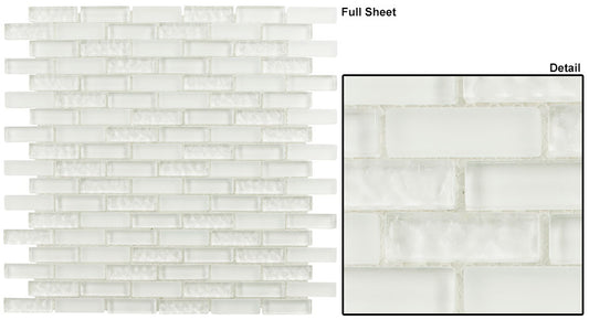 GT Glacier Collection GL82 5/8 x 2 Matte , Glossy , Bumpy Brick