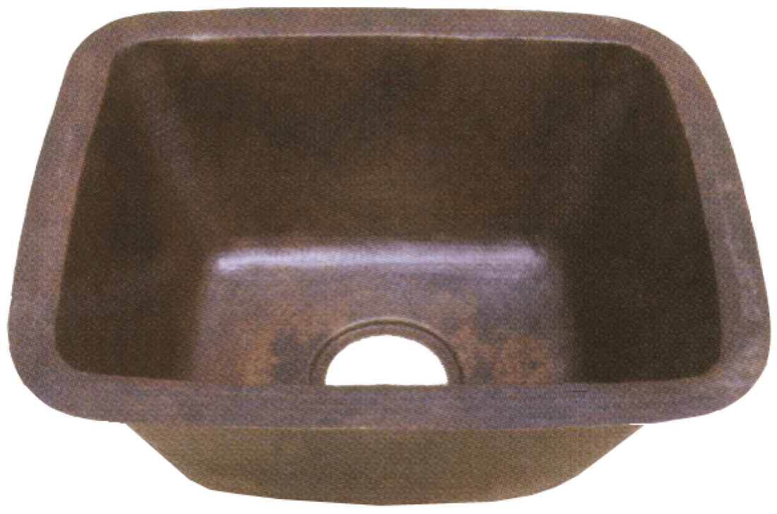 Hammered Rectangle Bar Sink – Sognare Tile & Stone / Sognare Kitchen & Bath