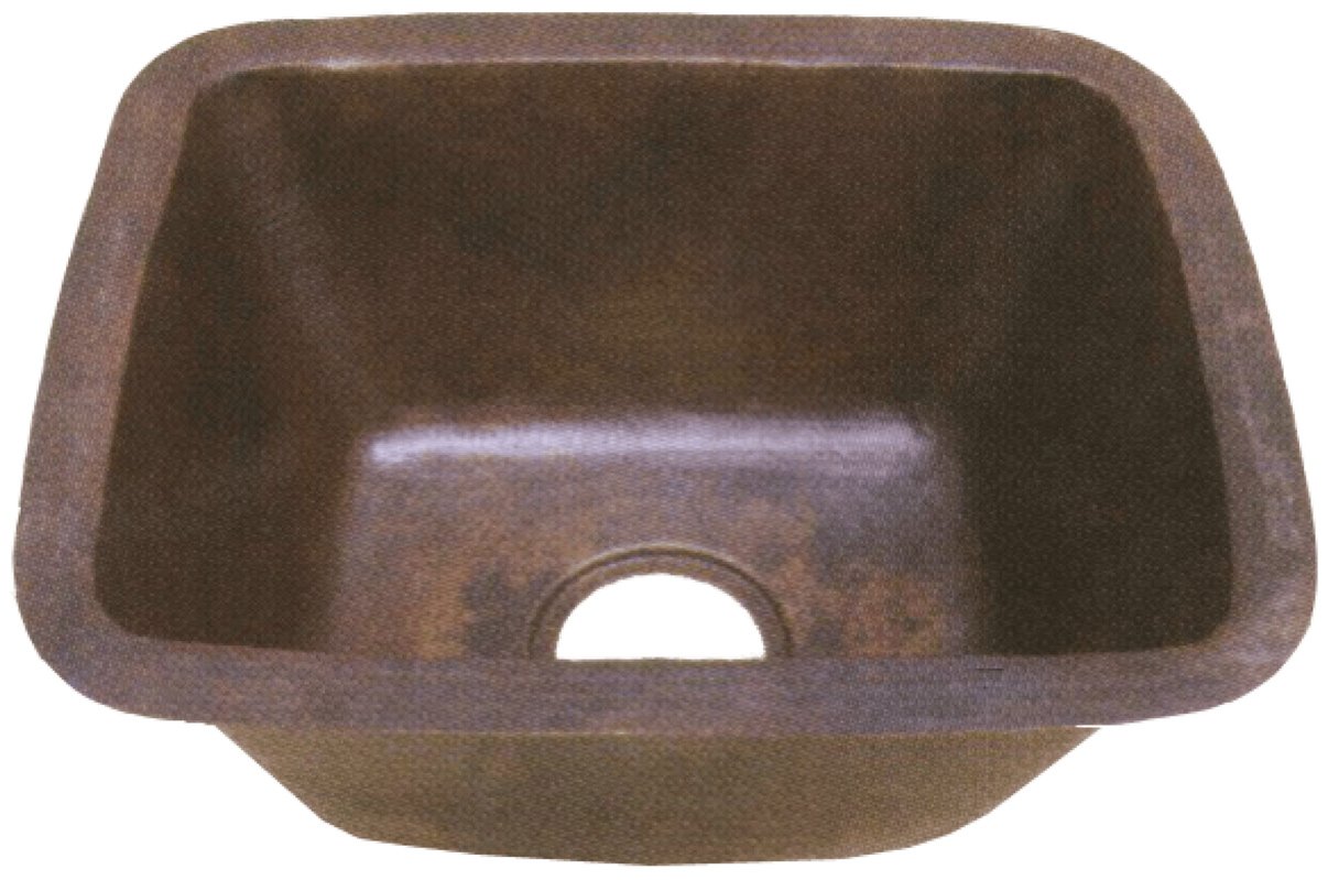 Hammered Rectangle Bar Sink – Sognare Tile & Stone / Sognare Kitchen & Bath