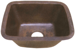 Hammered Rectangle Bar Sink – Sognare Tile & Stone / Sognare Kitchen & Bath