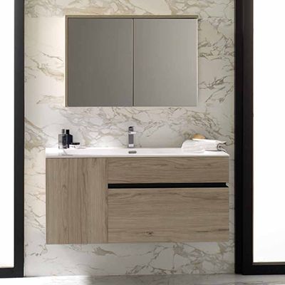 Porcelanosa Corner Vanity Bathroom