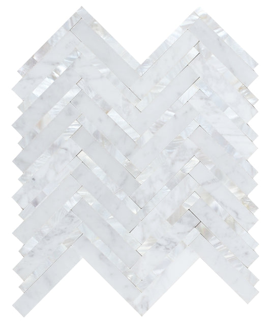 Elysium Diana Herringbone Carrara