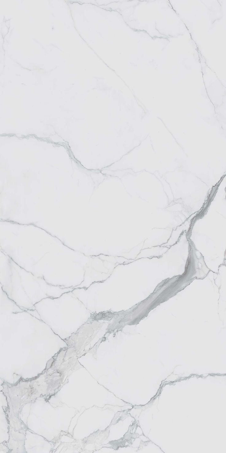 ELE Carrara Marble Look Statuario 24x24 Polished Finish Porcelain Tile