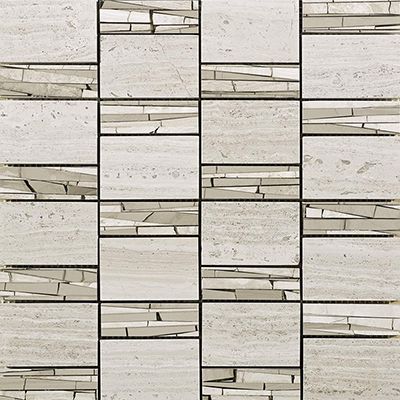 Porcelanosa Essential Chess Silver Wood 12x12