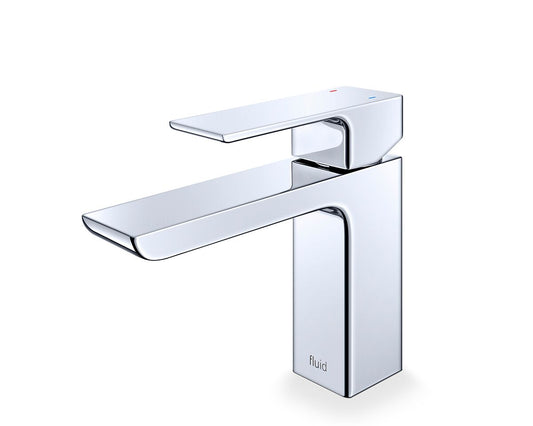 Fluid Single Lever Lavatory Tap F16001 CP