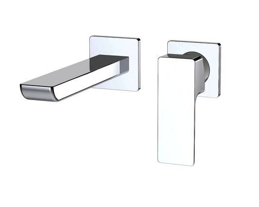 Fluid Wall Mounted Faucet Trim F16008T CP