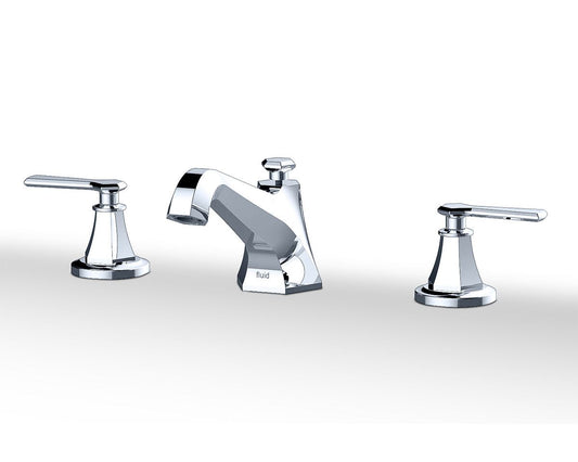 Fluid Dual Handle Lavatory Tap with Lever Handles F17006 CP