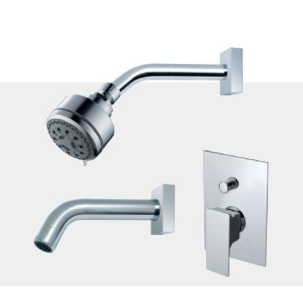 Fluid Jovian Value Priced Tub & Shower Trim Package F2120T CP