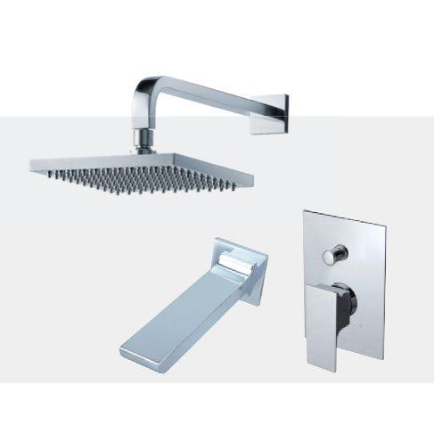 Fluid Jovian Tub & Shower Trim Package F2140T BN