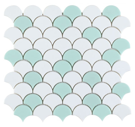 Fish Scale Green 11.5 x 12 ( please call for pricing)