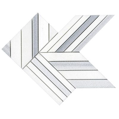 Porcelanosa Form Abstract White 8x9