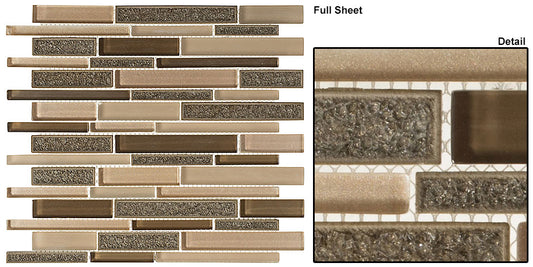 GT Bella Muro Harbour Beige 12'' x 12'' Mosaic 