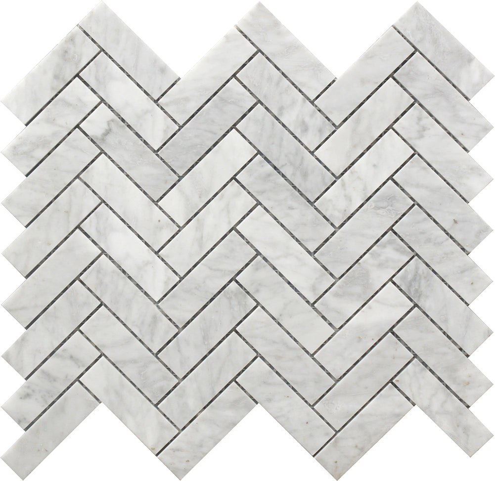 Herringbone 12”x12” Marble Mosaic USTMHERR001