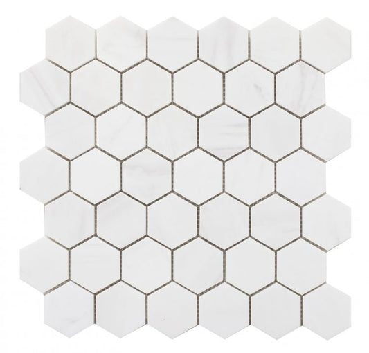 Elysium Hexagon Dolomite HONED 