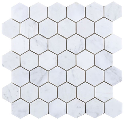Elysium Hexagon Carrara 2 POLISHED
