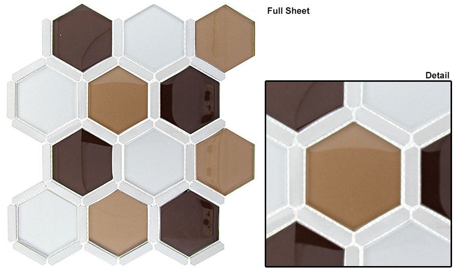 GT Honeycomb Glass Mosaic Series (may qualify for free shipping)