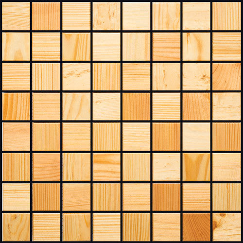 Natural Pine Natural Wood Mosaics 13"x13" Sheet (May qualify for free shipping)