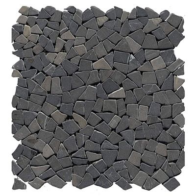Porcelanosa Paradise Minibroken Edge Negro 13x13