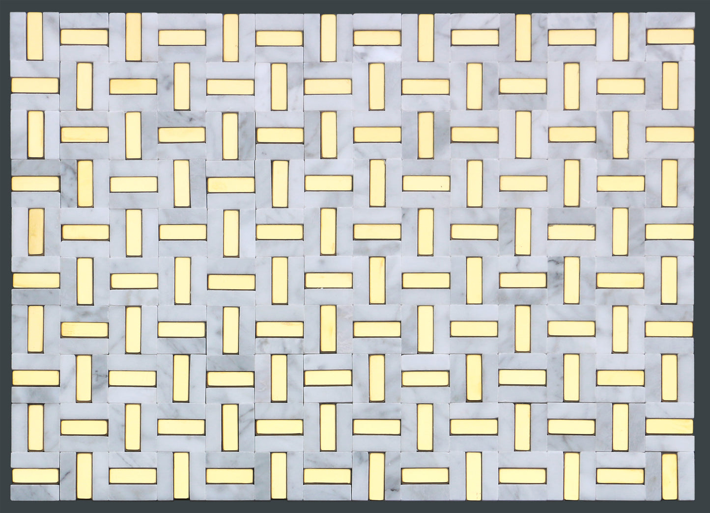 Emser Link White & Gold 12x17