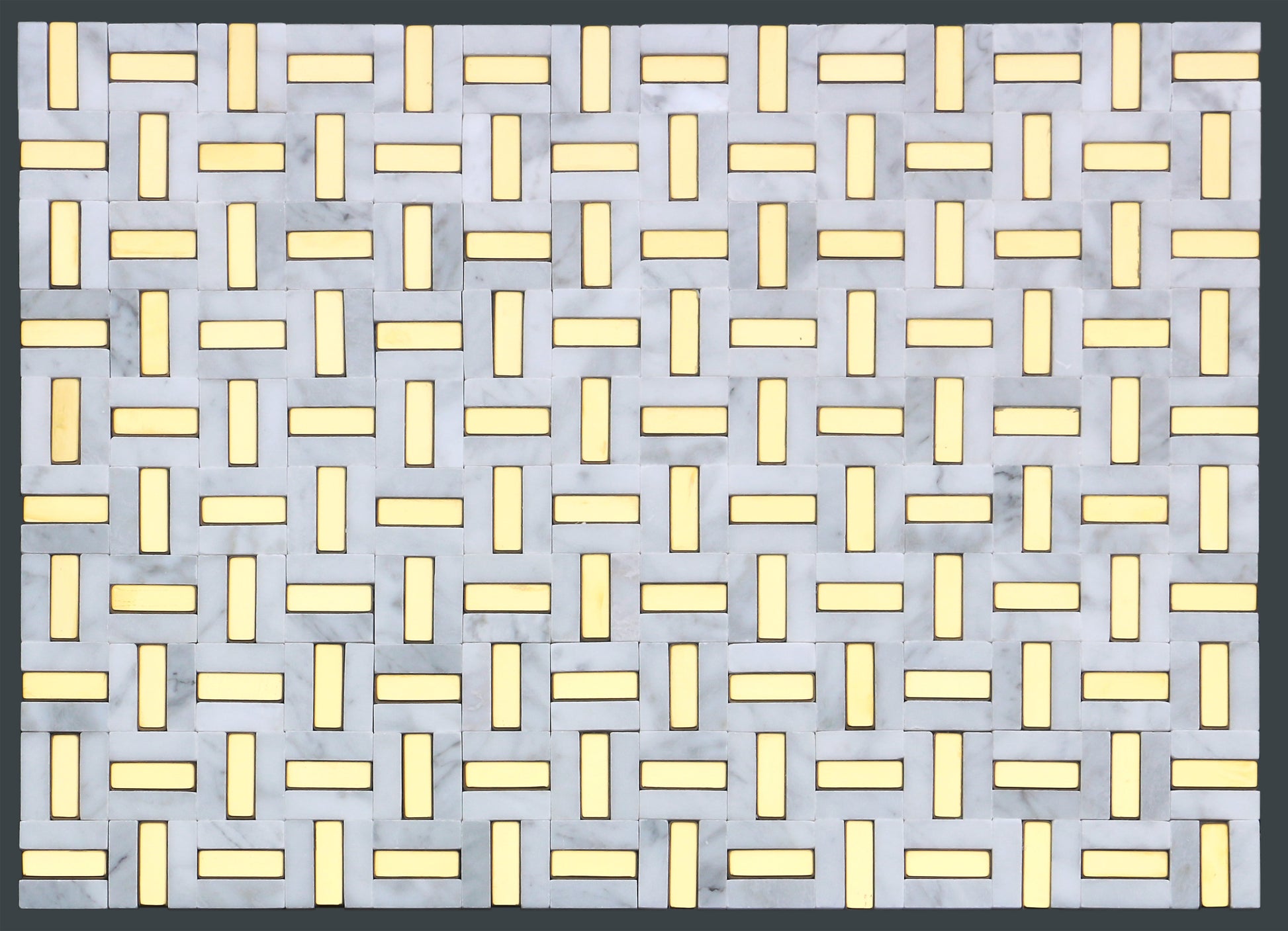 Emser Link White & Gold 12x17