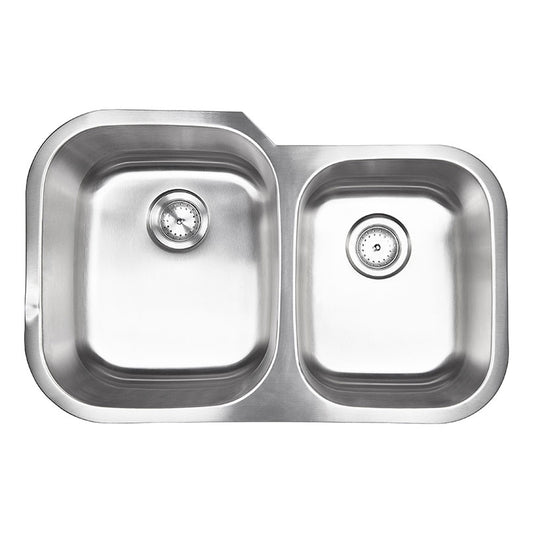 MSI Kitchen Double Bowl 60/40 Stainless Steel 