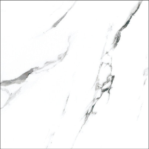 ELE Carrara Marble Look Statuario 12x24 Polished Finish Porcelain Tile