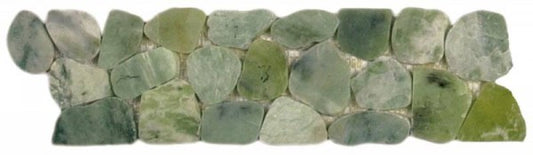 Bati Orient Crystal Green Semi-Precious Stone Mosaic Interlocking 4x12 